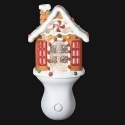 Roman Lights 160157 Gingerbread House Swirl Night Light