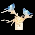 Roman Lights 160231 Bluebird & Dogwood LED Night Light