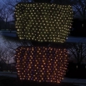 Roman Lights 160300 300 LED Net Light Purple & Orange Or White Light