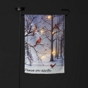 Roman Lights 160332 Solar Light Peace Flag 5 Lights with Yard Stake