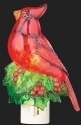 Roman Lights 160349 Cardinal on Holly Nightlight