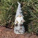 Gnomes by Roman 16334 Gnome with Bee Statue