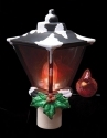 Roman Lights 164077 Cardinal Lantern Flicker Night Light