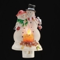 Roman Lights 169914N Snowman and Holly Nightlight