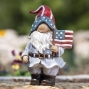 Gnomes by Roman 18197 Patriotic Gnome Statue