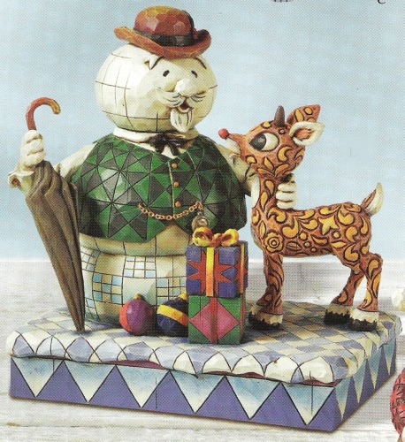 jim shore rudolph and sam the snowman