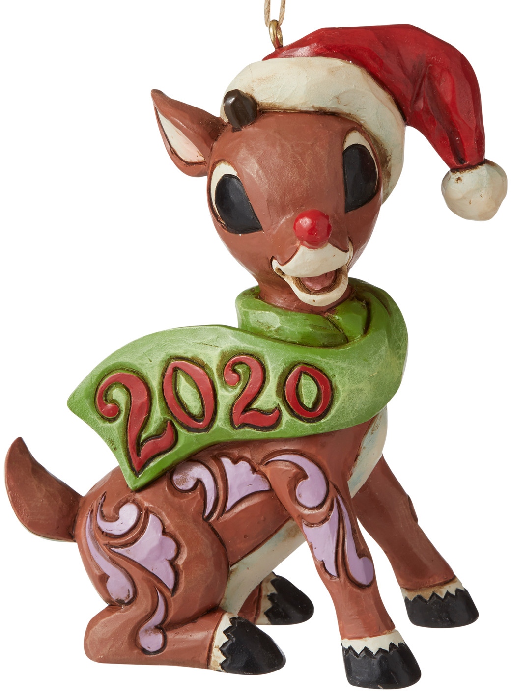 Rudolph Traditions by Jim Shore 6006795 Rudolph 2020 Dated Ornament