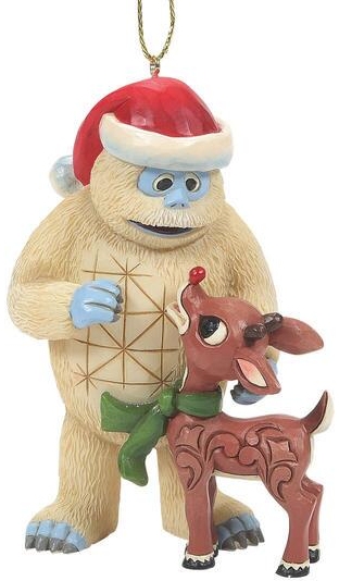 Jim Shore Rudolph Reindeer 6010718i Rudolph with Bumble Ornament