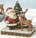 Jim Shore Rudolph Reindeer 4008338 Rudolph and Santa Figurine