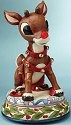 Jim Shore Rudolph Reindeer 4013875 Rudolph Lighted Figurine