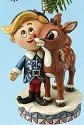 Jim Shore Rudolph Reindeer 4013876 Rudolph and Hermey 2 pc set