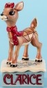 Jim Shore Rudolph Reindeer 4025919 Clarice with Scarf Figurine