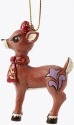 Jim Shore Rudolph Reindeer 4041653 Clarice and Gold Accents