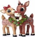 Jim Shore Rudolph Reindeer 4053069 Rudolph and Clarice