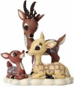 Jim Shore Rudolph Reindeer 4053071 Rudolph w Mom and Dad