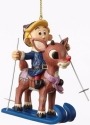 Rudolph Traditions by Jim Shore 4053076 Rudolph and Hermey Ski