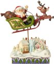 Jim Shore Rudolph Reindeer 6001593 Santa in Sleigh w Re