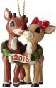 Rudolph Traditions by Jim Shore 6001596 Rudolph and Clarice Dat