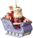 Jim Shore Rudolph Reindeer 6004149 Santa In Sleigh