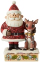 Jim Shore Rudolph Reindeer 6006788 Santa Hugging Rudolph Figurine