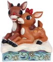 Jim Shore Rudolph Reindeer 6006790 Rudolph and Clarice Figurine