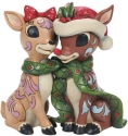 Jim Shore Rudolph Reindeer 6010716 Rudolph and Clarice Figurine