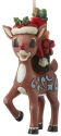 Jim Shore Rudolph Reindeer 6015722 Rudolph with Stacked Presents Ornament