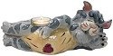 Special Sale SALE15426 Studio H - Heather Goldminc 15426 Romeo Cat Tealight Candleholder
