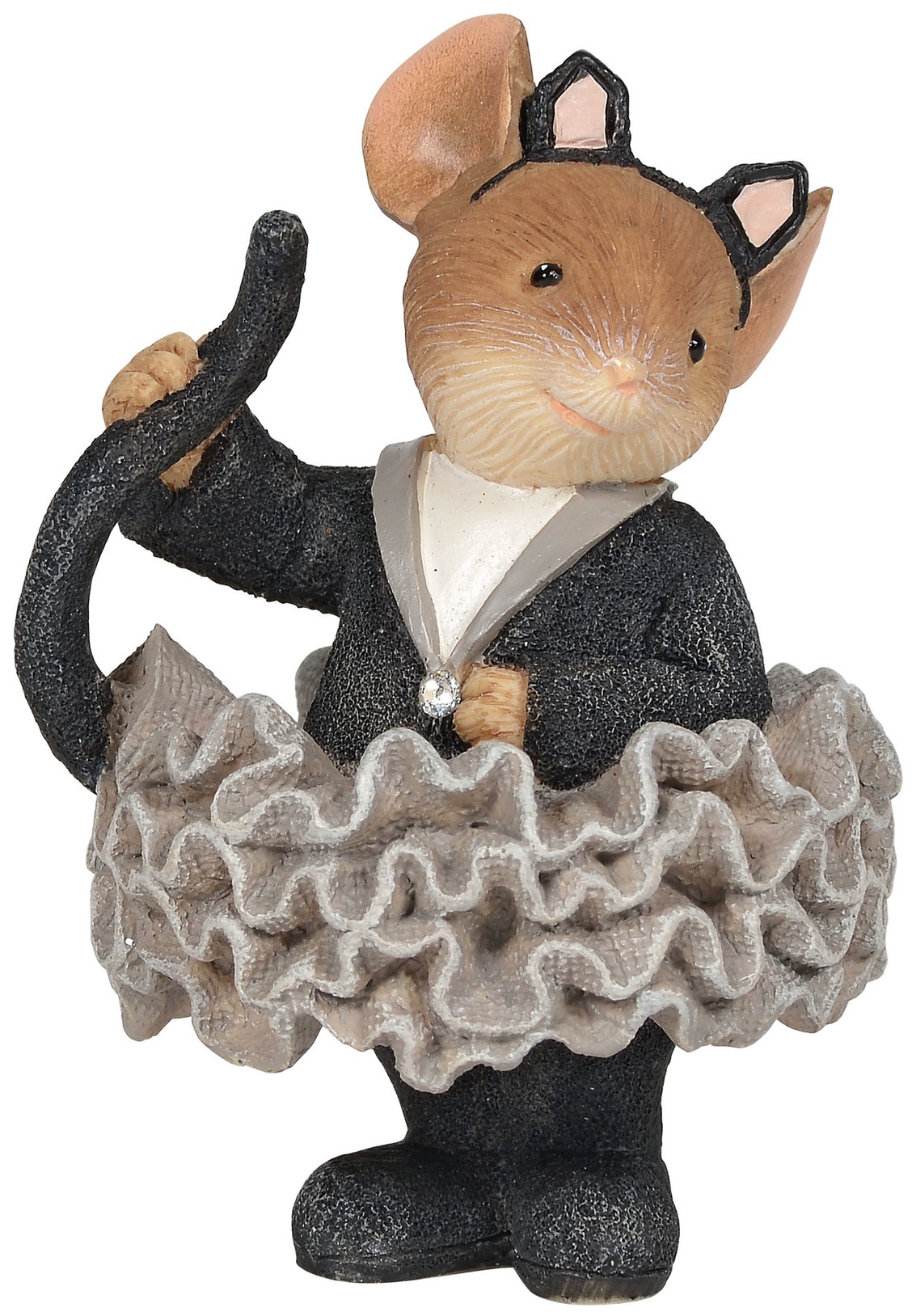 Tails with Heart 6006557 Halloween Cat Mouse Figurine