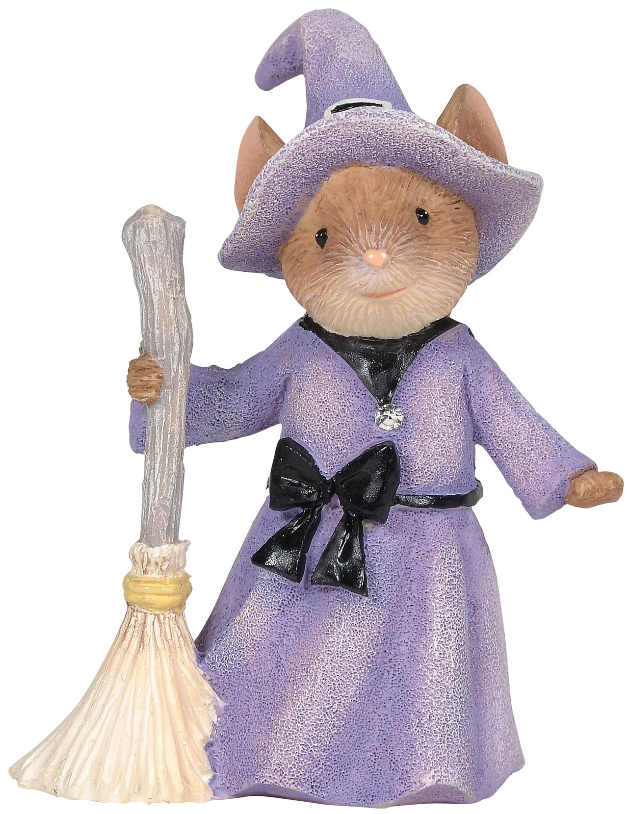 Tails with Heart 6006559 Halloween Witch Mouse Figurine