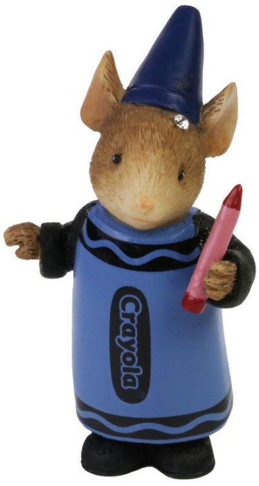 Tails with Heart 6008812i Crayola Dressed in Color Mouse Figurine