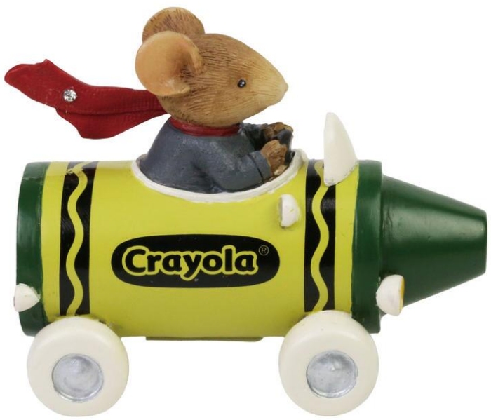 Tails with Heart 6008814i Crayola Crayon Racer Mouse Figurine
