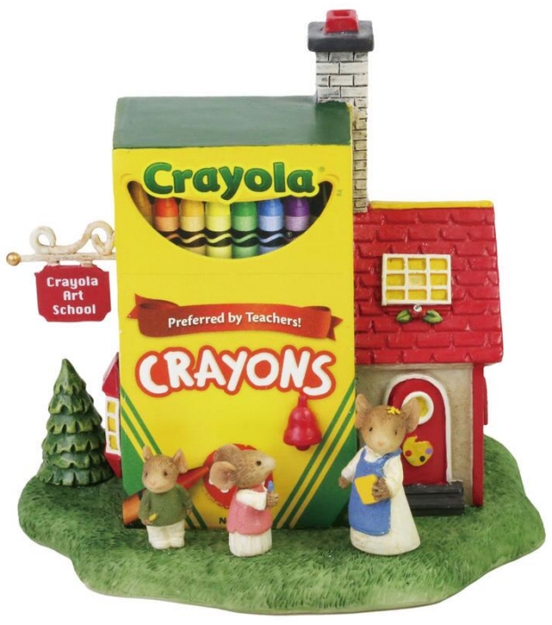Tails with Heart 6008818i Crayola Art School Mouse Figurine