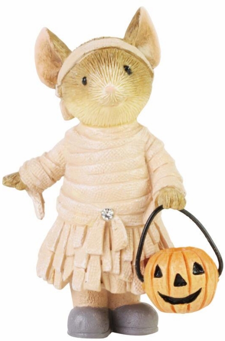 Tails with Heart 6009243i Halloween Mummy Mouse Figurine