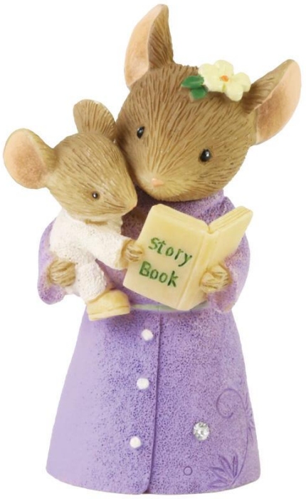 Tails with Heart 6009903i Reader Mouse Figurine