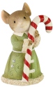 Tails with Heart 6006560 Mouse with Candy Cane Figurine