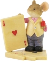 Tails with Heart 6009900N Card Shark Mouse Figurine