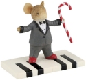 Tails with Heart 6010749 Musical Feet Mouse Figurine