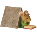Tails with Heart 6013008N Ghost Story Camper Mouse Figurine