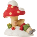 Tails with Heart 6013323 Napping Under the Mushroom Mouse Figurine