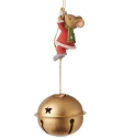 Tails with Heart 6013568N Climbing the Christmas Bell Hanging Mouse Ornament