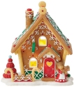 Tails with Heart 6015294 Gingerbread House Mouse Figurine