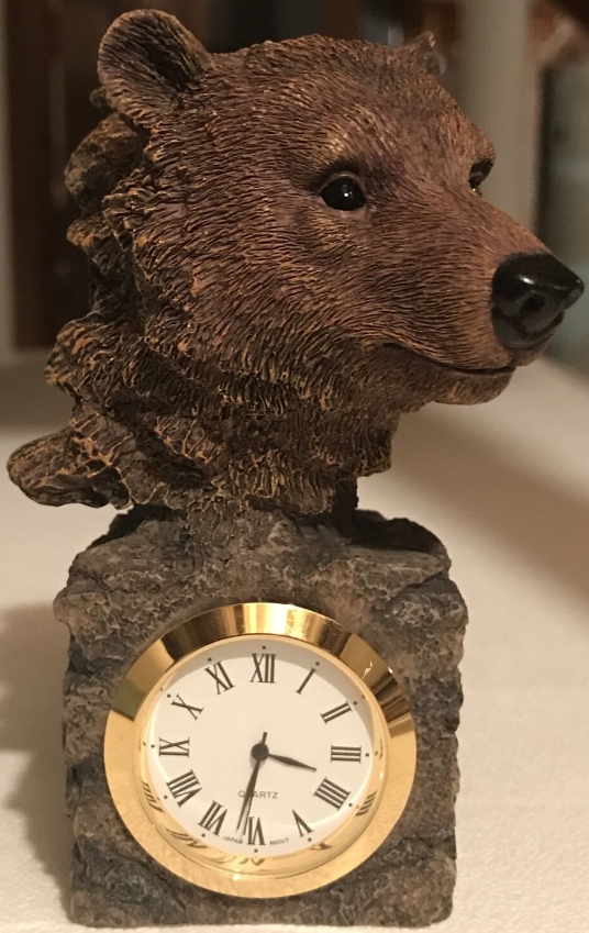 Wildlife 5735 Bear Mini Clock
