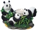 Wildlife 2888 Three Pandas Votive Holder