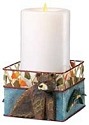 Wildlife 5897 Pillar Candle Holder