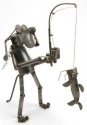 Junkyard Dogs & Cats D58 Fishing Dog - Fish