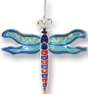 Zarah Co Jewelry 0102Z1P Calypso Dragonfly Pendant on Chain