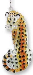 Zarah Co Jewelry 0710Z1P Cheetah Pendant on Chain