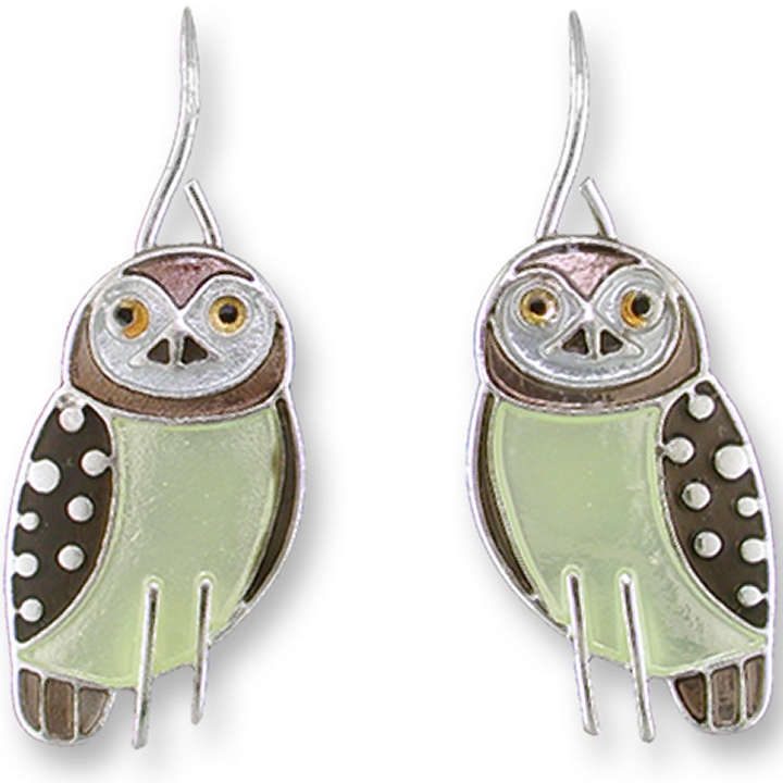 Zarah Co Jewelry 1304Z1P Owl Pendant on Chain