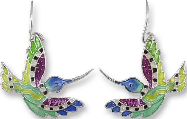 Zarah Co Jewelry 2006Z1 Hummingbird Radiance Earrings